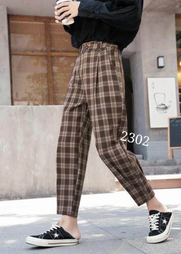 秋季新款减龄韩系格子裤，其它，帝瀛 DY