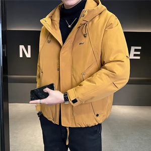M-3XL B353 3815 P220 黄连帽2025冬羽绒服【标50控活动价338】图片