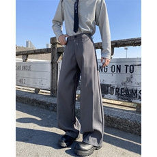 夏季新款设计感高级宽松设计弯刀休闲西裤B315-K25670-特p45控88，男装西裤，电商B315