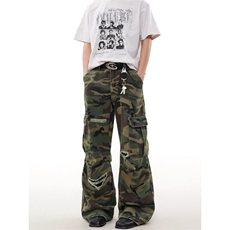 W10157-P63 网图现货 美式水洗做旧破洞迷彩工装裤设计感阔腿长裤,男装工装外套,星座1608-2,四季星座 W10157-P63 网图现货 美式水洗做旧破洞迷彩工装裤设计感阔腿长裤,男装工装外套,星座1608-2,四季星座