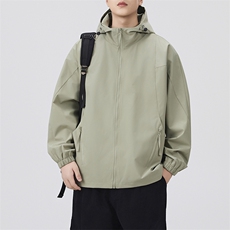 秋季新款现货连帽夹克男冲锋衣上衣外套DSA157B-JK7980-特P65，男装夹克，电商A157B