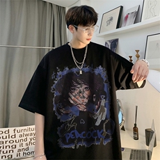 数据超好220克重磅美式潮牌短袖t恤T1237-P28直播有280克品质P38，男装T恤，电商A486