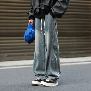 903-AK28- 特P55 S-3XL 【蓝色   黑色】弯刀牛仔裤！现货！2图片