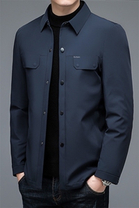 2022男翻领外套加厚冬季新款商务休闲保暖羽绒服外套 ZL202-P220图片
