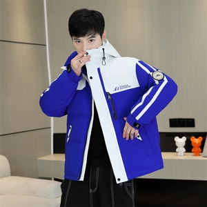 冬季加厚棉衣男休闲青年连帽棉衣百搭棉服外套MY8755-P113图片