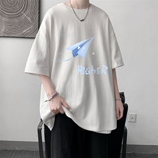 纯棉短袖t恤男大码半袖打底衫宽松体恤衫DX17270-P20大皂风，男装T恤，电商A040