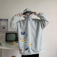 A040-WY2079-P40连帽卫衣男加肥加大码胖子棒球服外套，男装卫衣，电商A040