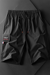 M-8XL男大码冰丝弹力5分裤短裤5032-1_6811(M-5XLP27 6XL-8XLP30)图片