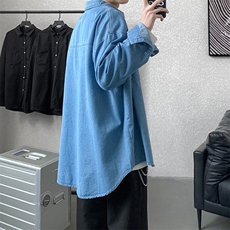 牛仔衬衫男生外套春季美式C926P42，男装衬衫，星座1116-2