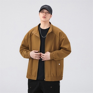 新款中性风户外夹克男立领纯色上衣冲锋衣外套A157B-JK7866-P60图片