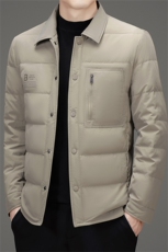 现货新标90绒中青年轻薄羽绒服外套男士秋冬时尚羽绒服夹克，男装夹克，钱塘723