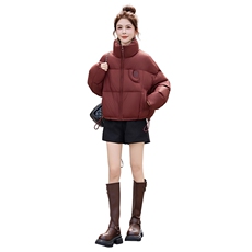 短款撞色保暖白鸭绒羽绒服，女装羽绒服，衣佳和