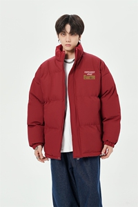 已注册白底直播抖音高品质宽松男羽绒棉面包服棉衣外套M1051P85图片