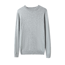 高品质男士秋冬新款简约休闲圆领羊绒衫轻奢保暖经典百搭，男装羊毛衫，台绒羊绒