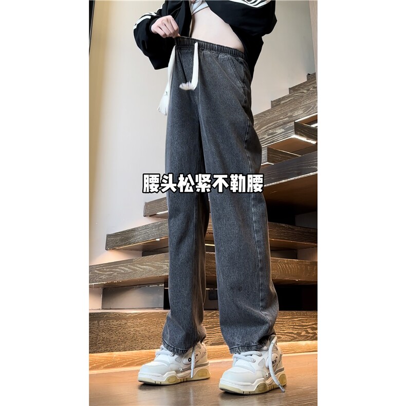ins宽松直筒潮牌牛仔裤港风新款休闲裤子K5224P45控58B315,男装牛仔裤,电商B315
