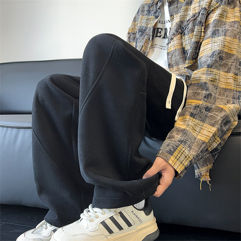 弯刀卫裤宽松直筒香蕉休闲运动裤A487特P43控68,男装休闲裤,电商A309