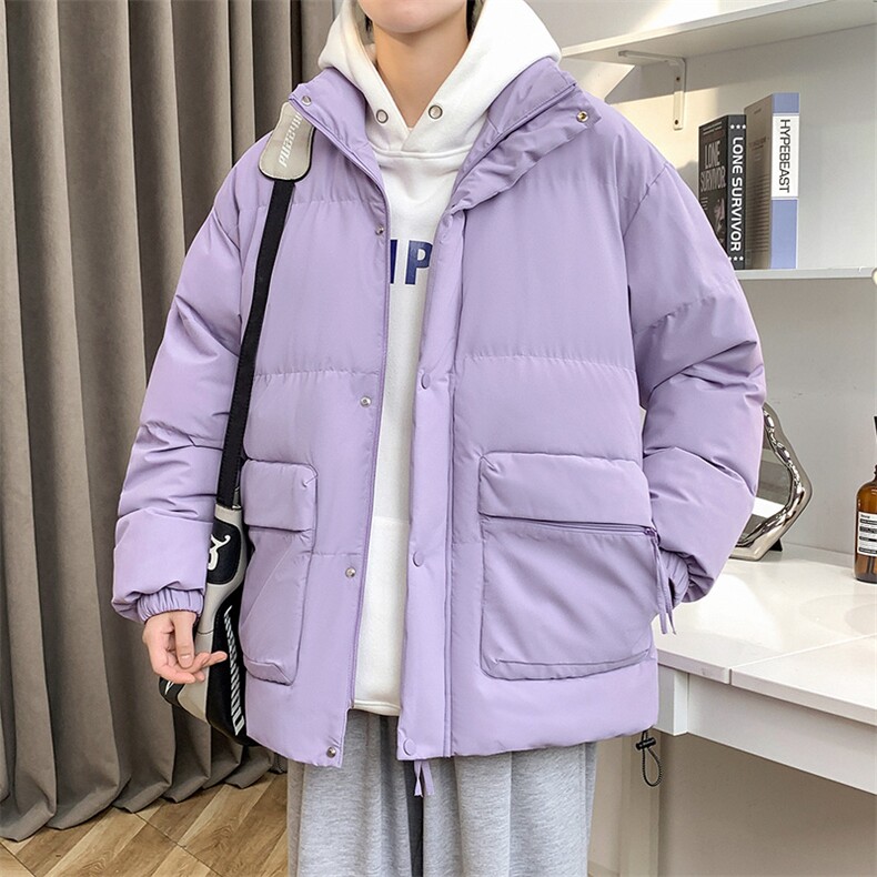 冬上新加棉加厚棉服港风潮牌立领棉衣外套男女8349-P115控价158,男装棉衣,电商A441-1