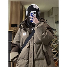 网络图现货拼接灯芯绒棉衣外套保暖面包服外套RF03-P98，男装棉衣，星座1005-4