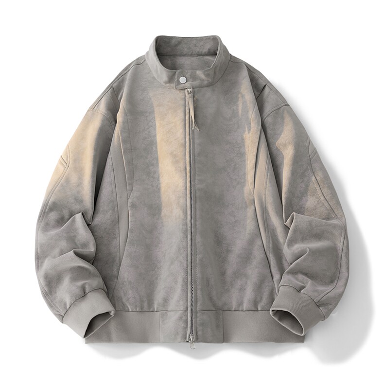 GENIOLAMODE扎染美式底特律夹克男士秋季挺括量感bomber外套新款,男装夹克,电商A157B