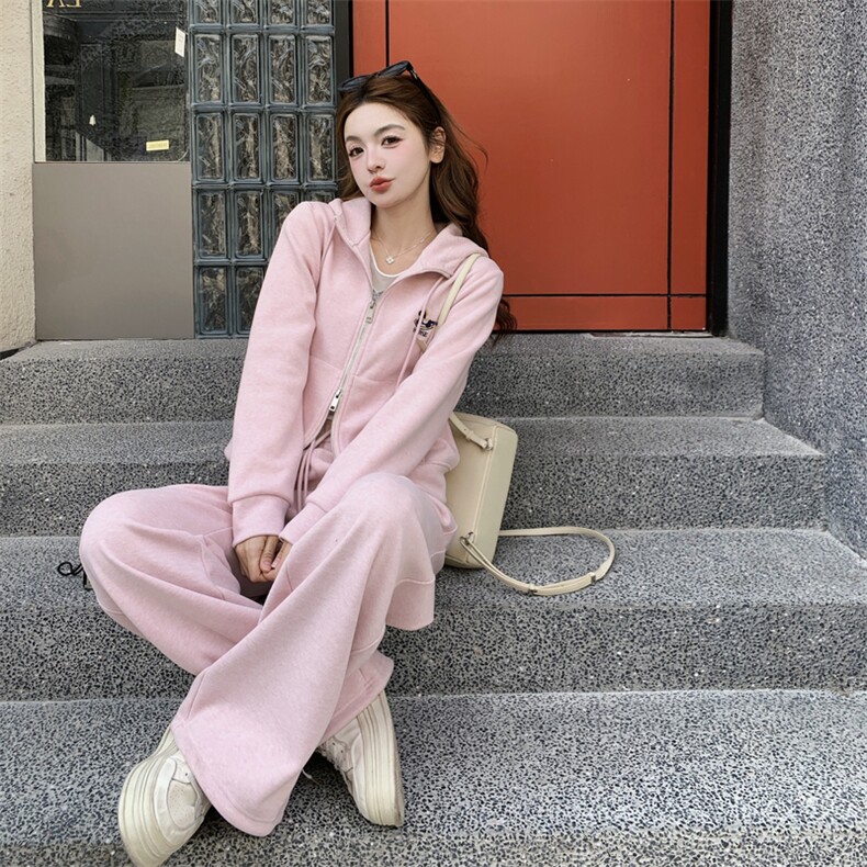 2026春款xian货小马粉色卫衣套装2C090-9057-P195-K298,女装套装/套裙,2C090