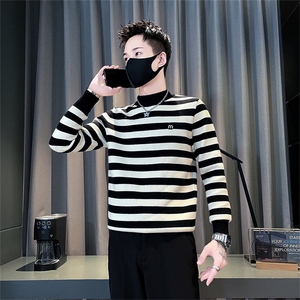 M030-P65-控95男款毛衣休闲保暖针织衫上衣秋冬新款高级内搭打底图片