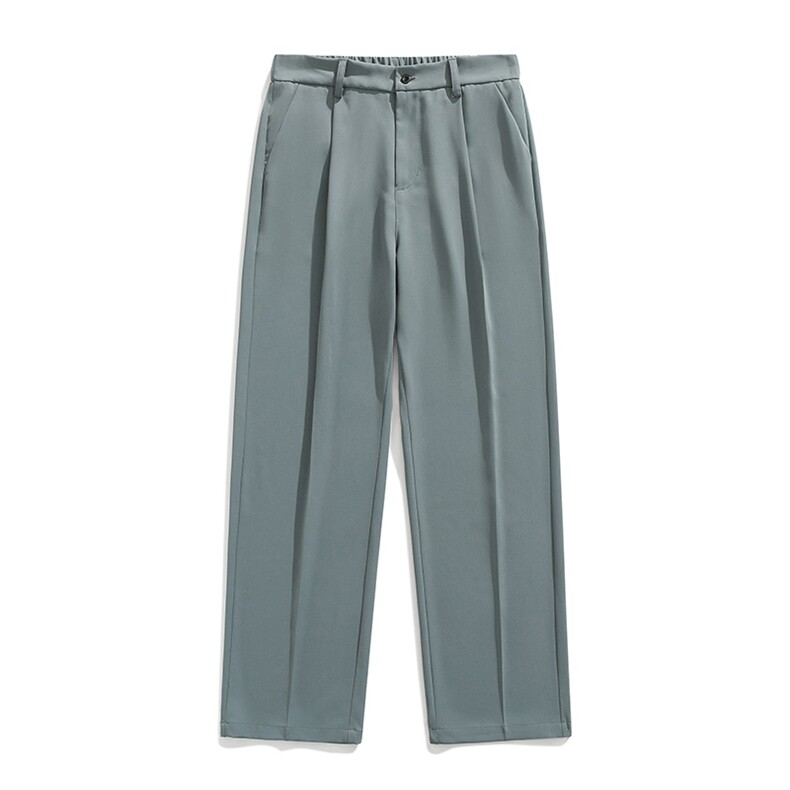 新款男士冰丝休闲裤直筒简洁长裤男士小西裤，男装西裤，星座1107-1