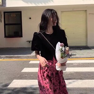 夏装新款韩版连衣裙图片