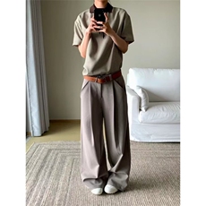 WE1769-P52cleanfit西裤男宽松直筒，男装西裤，电商B323A