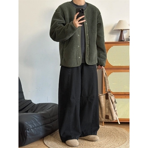 无领摇粒绒外套 GS03-P85 成分100聚酯纤维图片