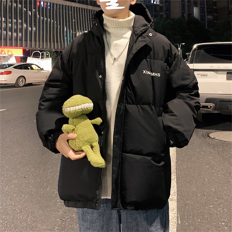 棉衣男大码冬季加厚棉衣外套2025新款面包服韩版潮流羽绒棉袄图片