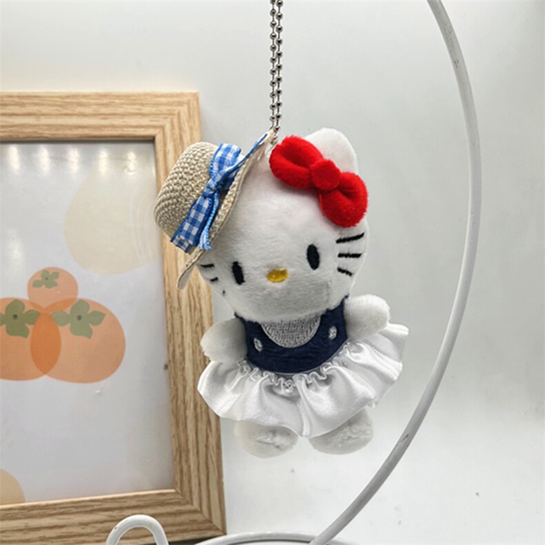 毛绒帽子小KT挂件，山东三丰挂件网供