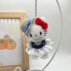 毛绒帽子小KT挂件