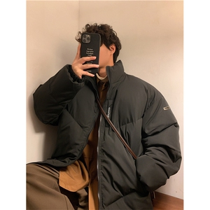 2022加厚棉衣男冬季简约宽松百搭潮流面包服男外套MY06587-P75图片
