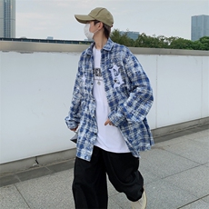 男士衬衫中性刺绣风港风C77H-P43，男装衬衫，电商A227A
