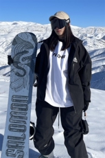 户外防水滑雪服套装男女潮流两件套中性风外套TZ027-P240控348，男装休闲套装，电商A001