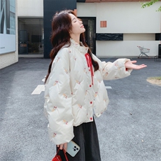大量价格优势冰淇淋刺绣羽绒服外套，2B218-2585-P275.控418，女装羽绒服，2B218
