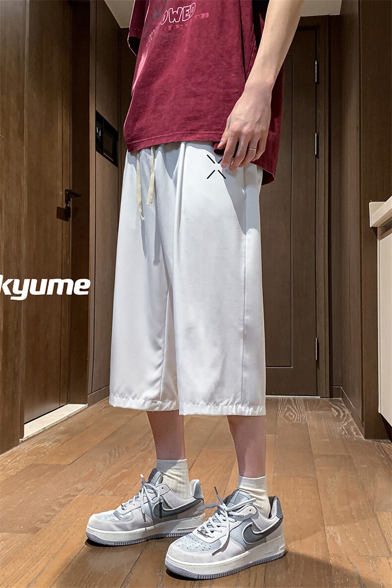 冰丝七分裤男大码速干短裤男五分裤QK72305-P25,男装休闲裤,电商A040