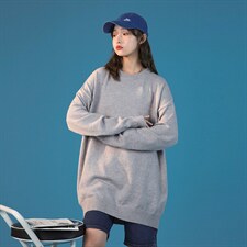 纯色针织衫中性风2024秋冬新款毛衣圆领男女上衣A161-2-M001-P35,男装针织衫/毛衣,电商A161-2