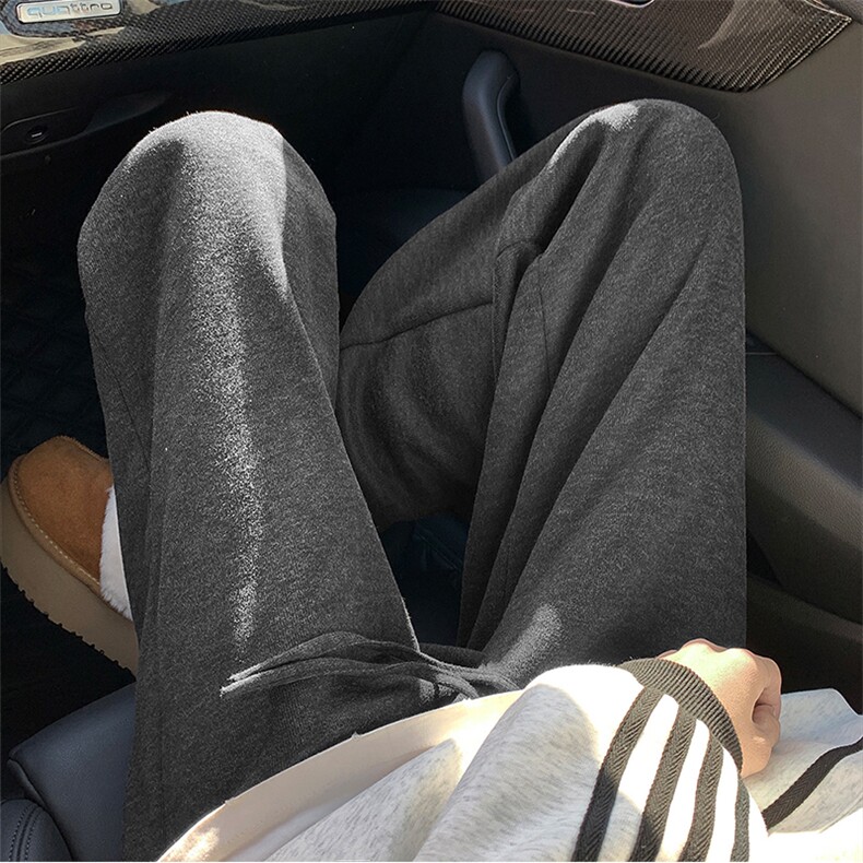 07羊羔绒糯米阔腿裤XZ211-1-K2455-P50加绒P60羊羔绒60,男装休闲裤,星座211-1