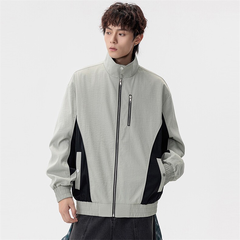 美式大码休闲夹克外套8576-P70控129大码元,男装夹克,星座209