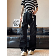秋季美式ins高街hiphop多口袋工装裤货号K25127P65，男装工装外套，电商A063