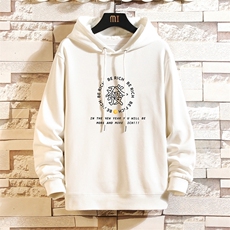 WY2163-P35加绒款-P40纯棉连帽卫衣男大码运动帽衫宽松薄砖墙，男装卫衣，电商A040A