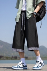 仿天丝牛仔高级感冰丝垂感休闲裤夏季新款潮牌七分裤男2559特P28，男装牛仔裤，电商C305A