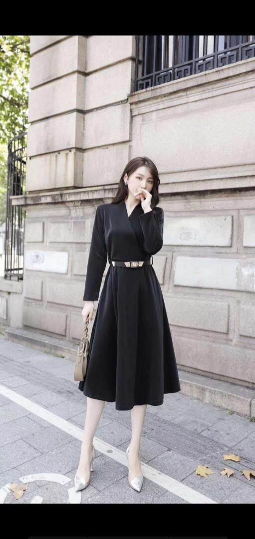 气质连衣裙，女装连衣裙，蓝芝衣秀