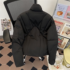 立领工装飞行员夹克衫男生春秋美式宽松拉链棉服棉衣外套5291P88，男装夹克，星座410-2