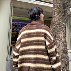 美式街头设计感圆领毛衣男慵懒风休闲针织衫M0143P48，男装针织衫/毛衣，星座1116-2