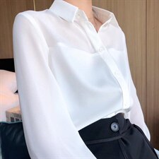 《现货》简约拼接衬衫前短后长，女装衬衫，M&VC