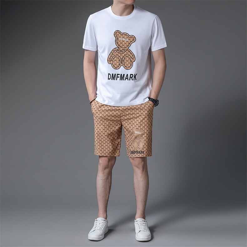 C519709钱塘2020-2夏季直播精品主推男士套装潮流P120,男装休闲套装,钱塘207-2