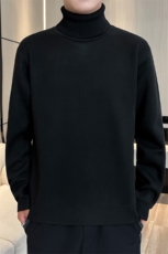 2023-403-1-M669-P26跑量新款一体绒高领毛衣男士针织衫加绒时尚，男装针织衫/毛衣，星座1018