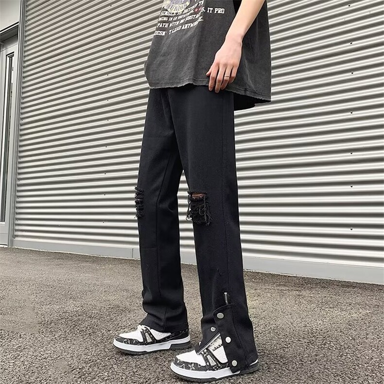美式牛仔裤男春秋新款休闲直筒裤ND606P40,男装牛仔裤,星座1116-2